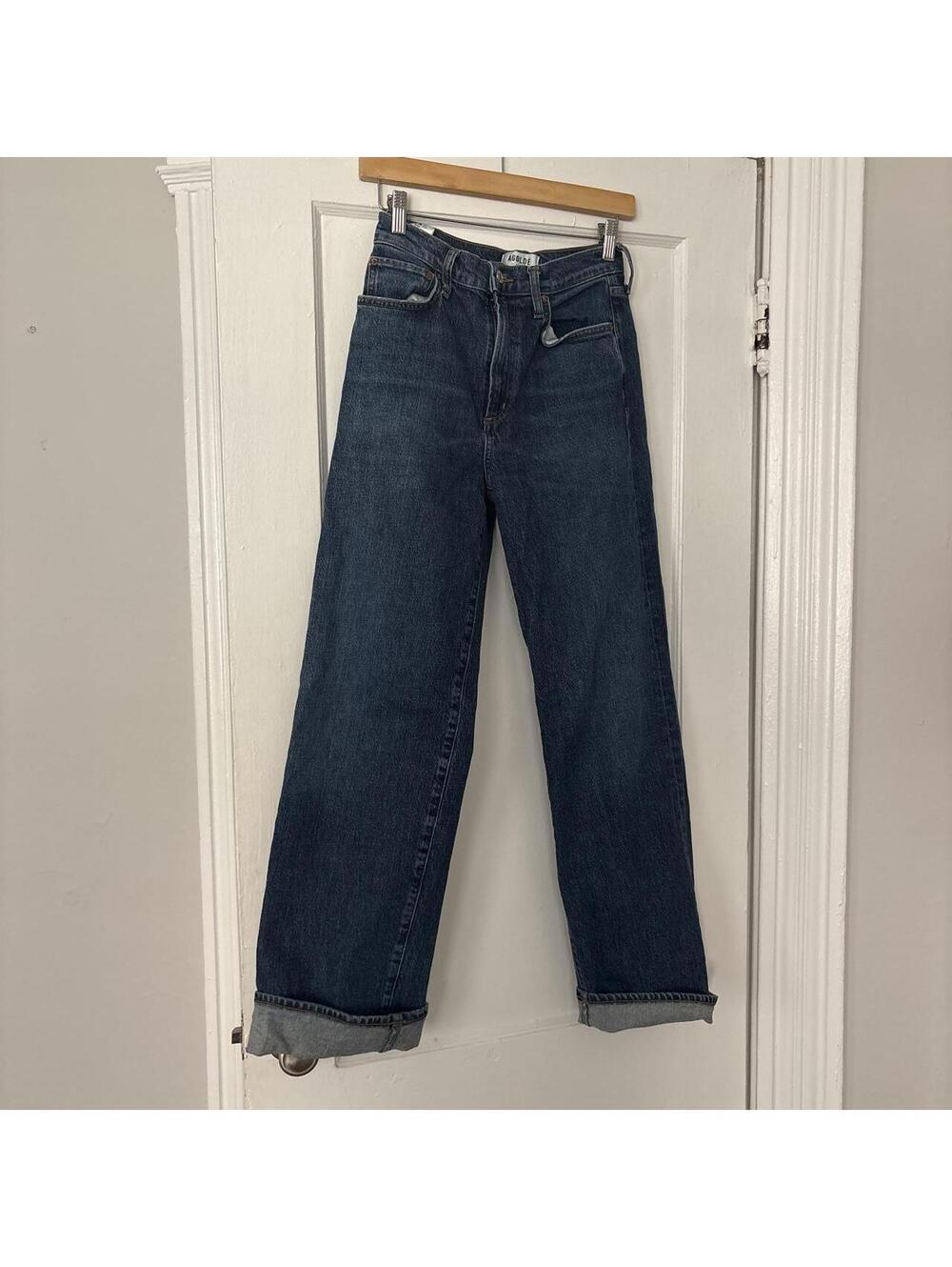 AGOLDE Women's Blue and Navy Jeans